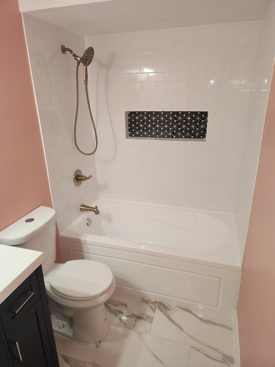 Bathroom after renovation