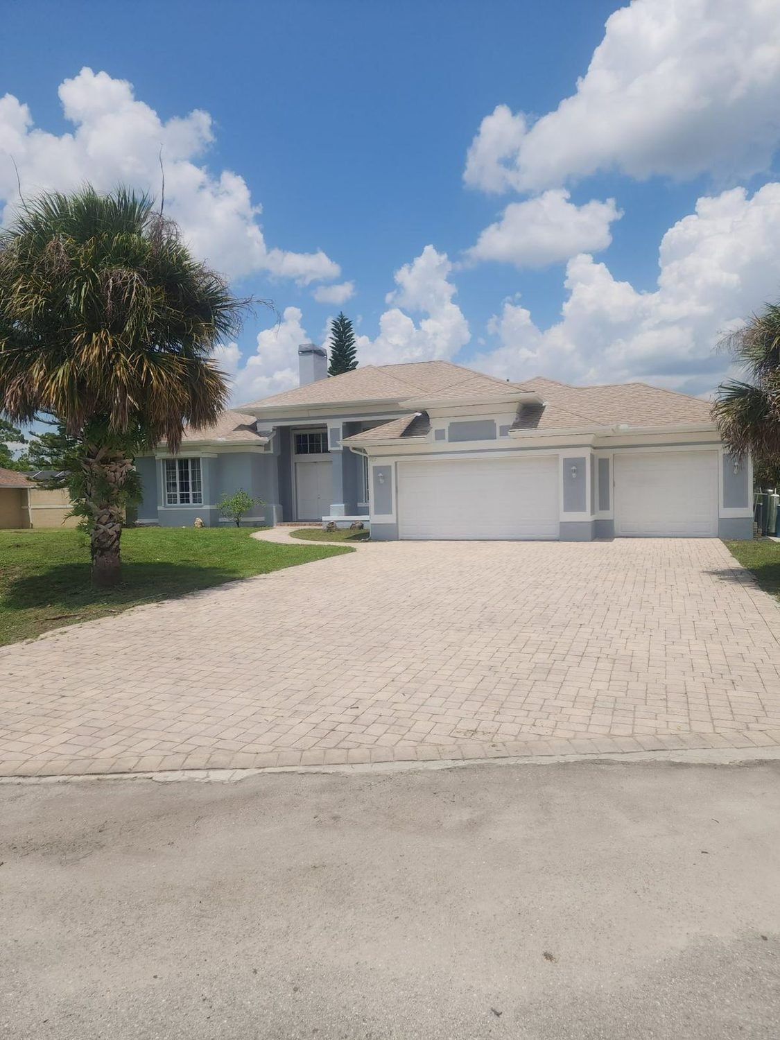 Home exterior after fresh repaint